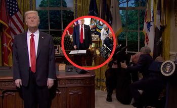 Trump wyśmiany w amerykańskim programie. "Ceny spadły - prosto w górę"