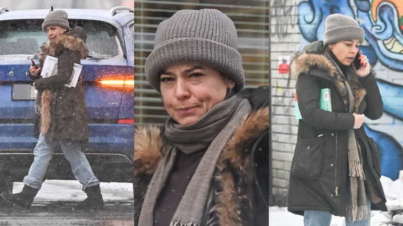 Anna Mucha "przyłapana" na mieście