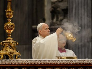 Noworoczna msza w Watykanie. Papież Leon XIV przytoczył słowa Jana Pawła II