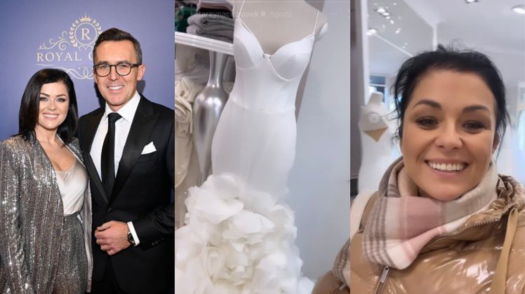 Katarzyna Cichopek odwiedziła luksusowy salon sukni ślubnych 