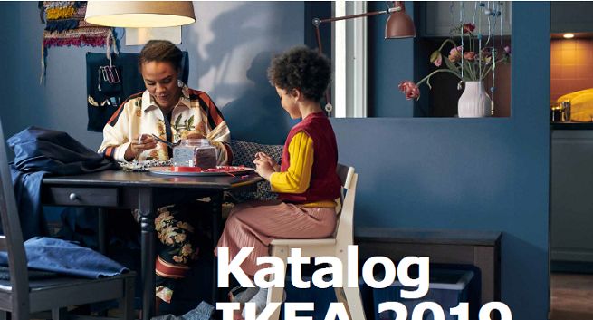 Katalog IKEA na 2019 rok z aranżacjami całych domów. 5,3 mln drukowanych egz.