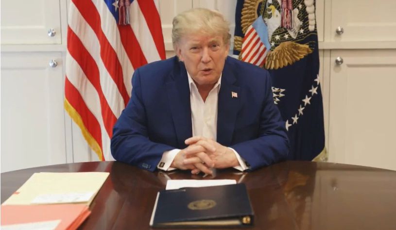 Donald Trump zakażony. Nagrał wideo