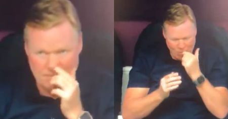 Obrzydliwy gest trenera Holendrów. Kamery zarejestrowały, co zrobił Ronald Koeman (WIDEO)