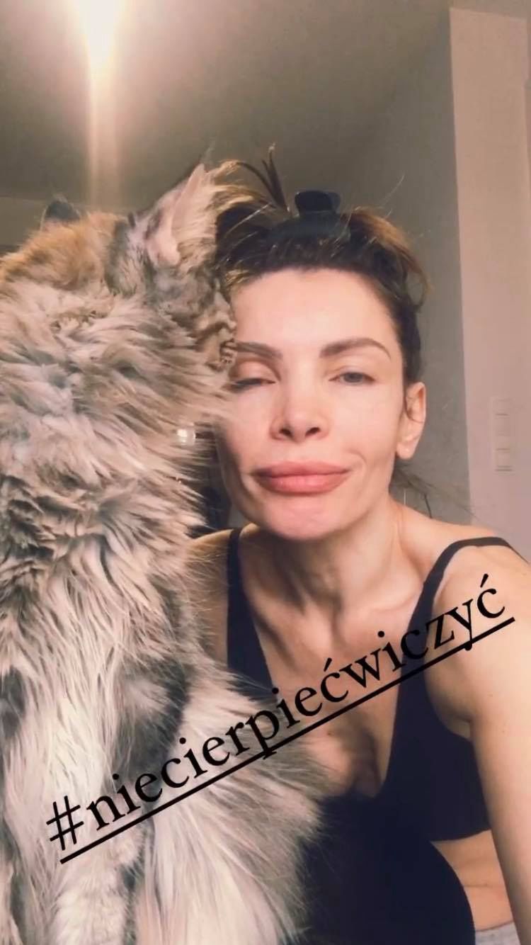 Agnieszka Dygant trenuje z kotami