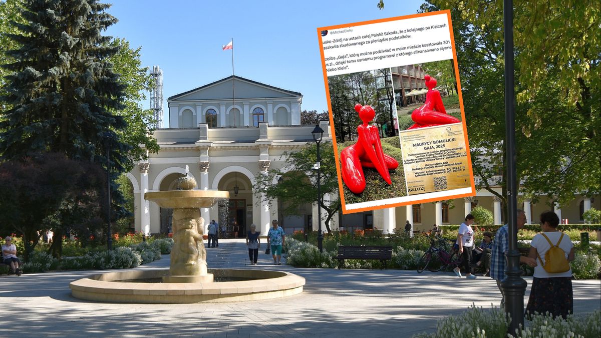 Kontrowersje wokół rzeźby "Gaja" w Busku-Zdroju