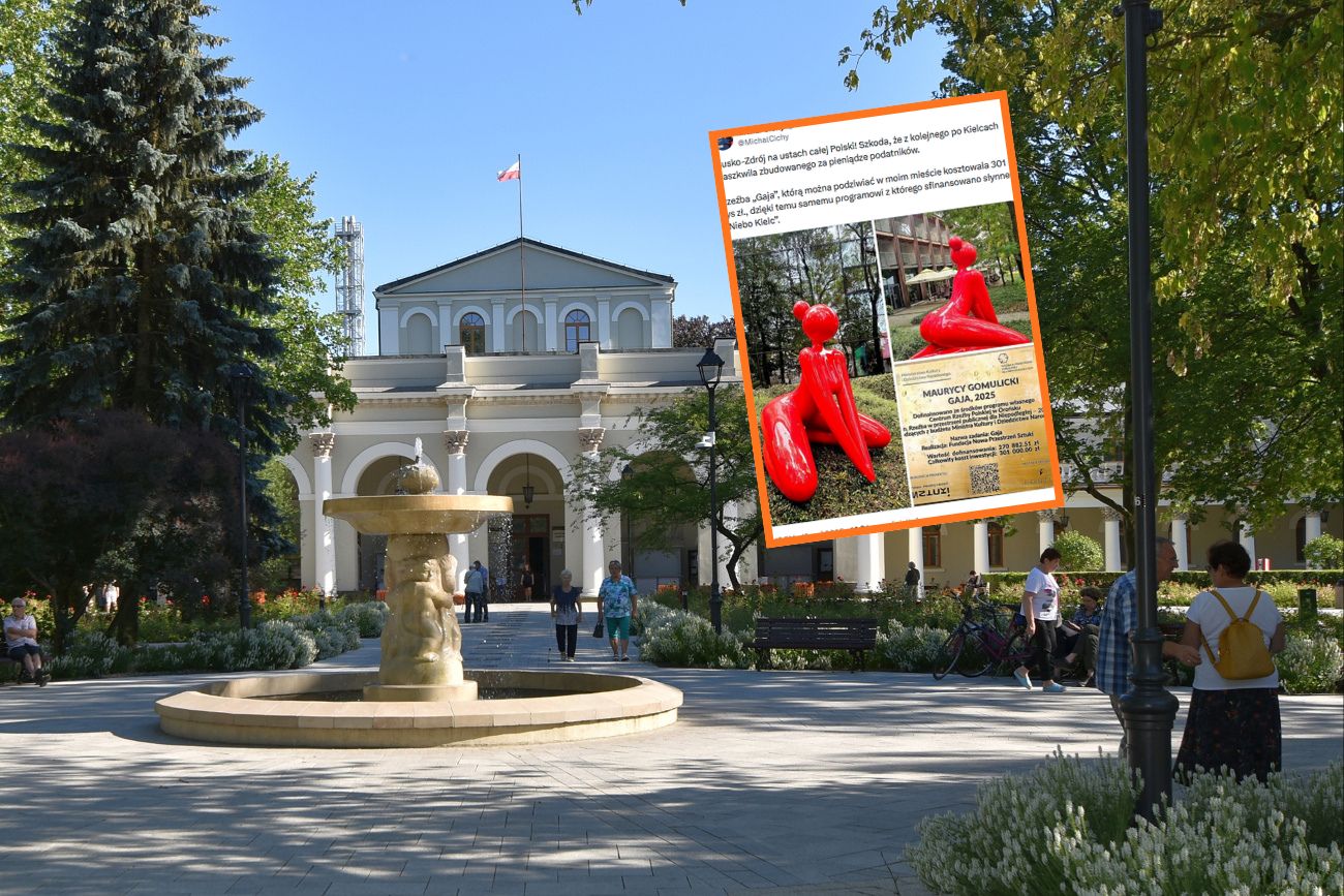 Krytykują rzeźbę w Busku-Zdroju. Kosztowała 300 tys. zł. "Paszkwil"