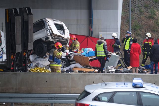 Trasa S1 w miejscu zdarzenia została zablokowana