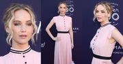 Skromna Jennifer Lawrence w różowej sukience za 12 tysięcy