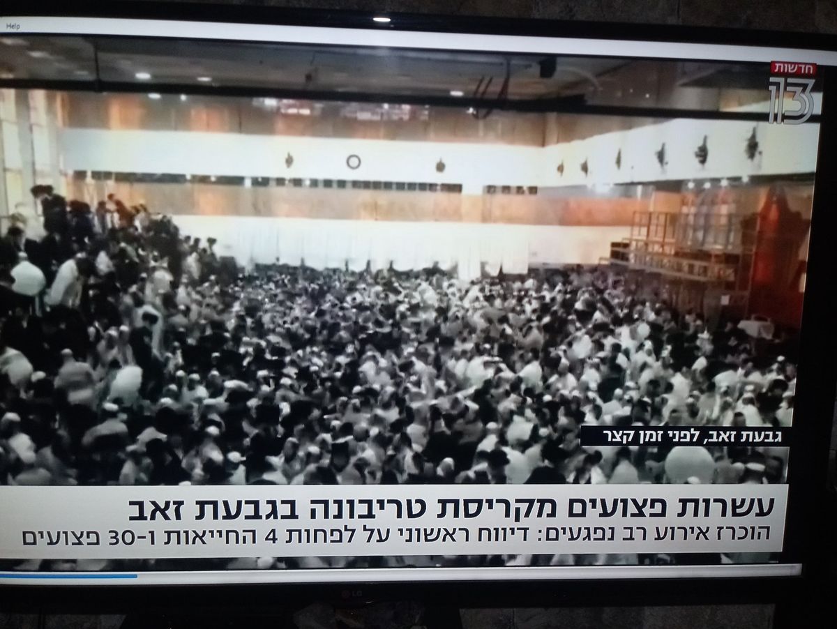 W izraelskiej synagodze zawaliła się trybuna pełna ludzi