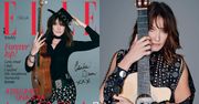 Carla Bruni jako "dziewczyna z gitarą" w sesji dla "Elle"