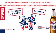 „Krakowska parafraza” - para z etykiet w reklamach piwa Żywiec