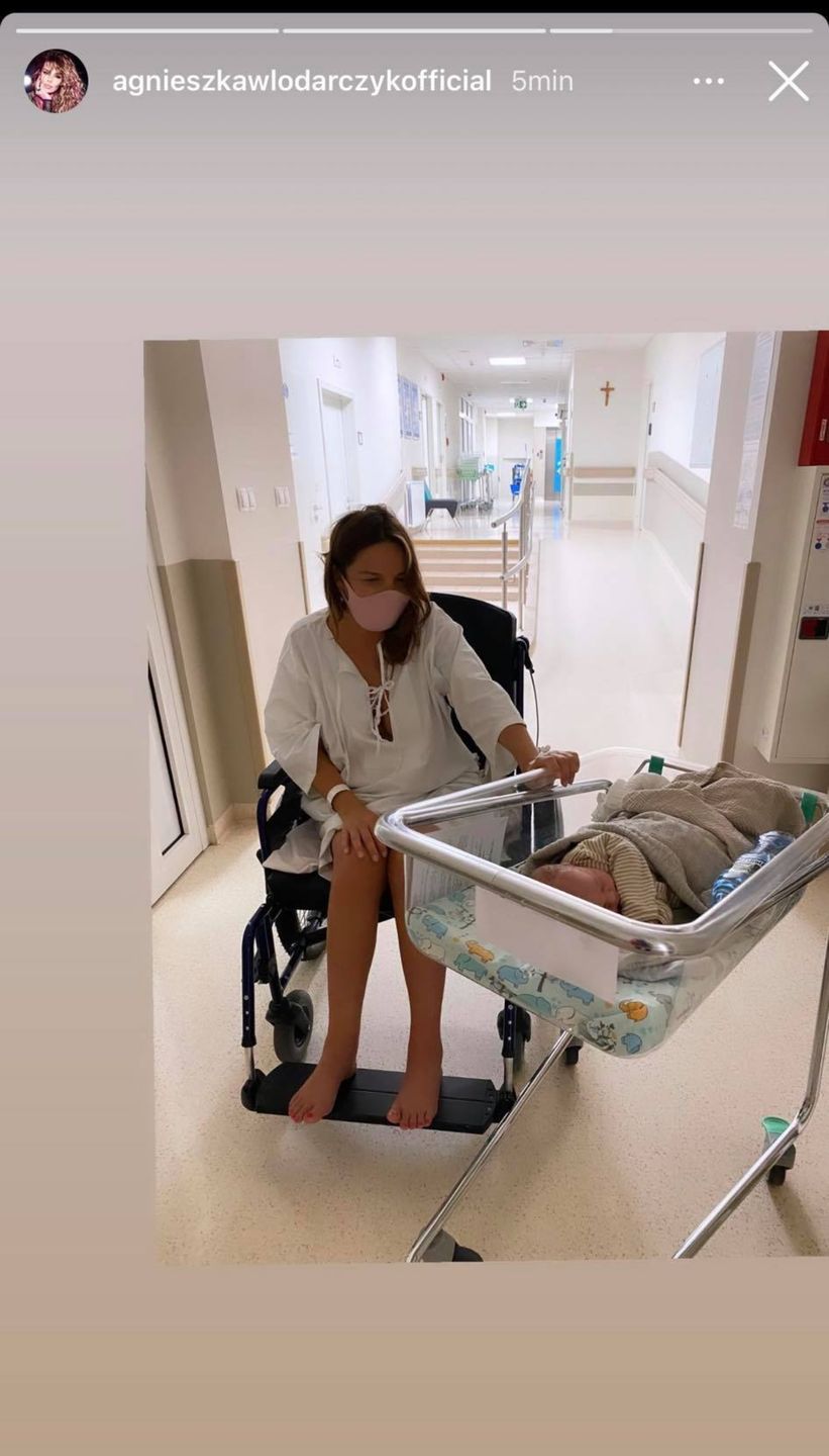 Małgorzata Rozenek gratuluje Agnieszce Włodarczyk narodzin synka