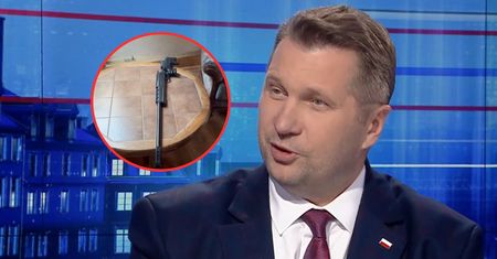 Czarnek w TVP tłumaczy się z milionów. I kpi z posłanki: "karabin na kulki"