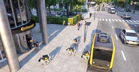 Robot i robociątka, czyli kurierzy 2.0 według Continental