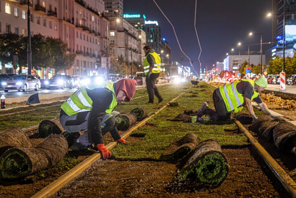 Warszawa: Zielone tory w centrum i powrót tramwajów na Marszałkowską