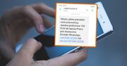 Wiadomość SMS z numeru 507629418. Może trafić do każdego