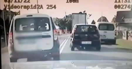 Uciekał razem z 2-latką. Nagranie z policyjnego pościgu
