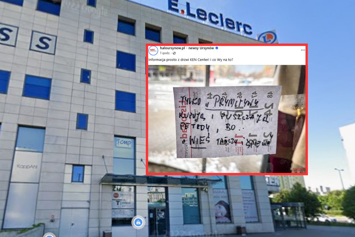 Karteczka na galerii handlowej. Dosadne słowa w sylwestra