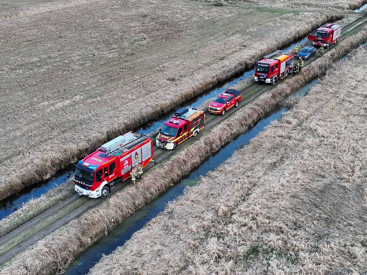 Pożar łąk nadnoteckich