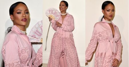 Rihanna promuje "swoją" kolekcję w Paryżu