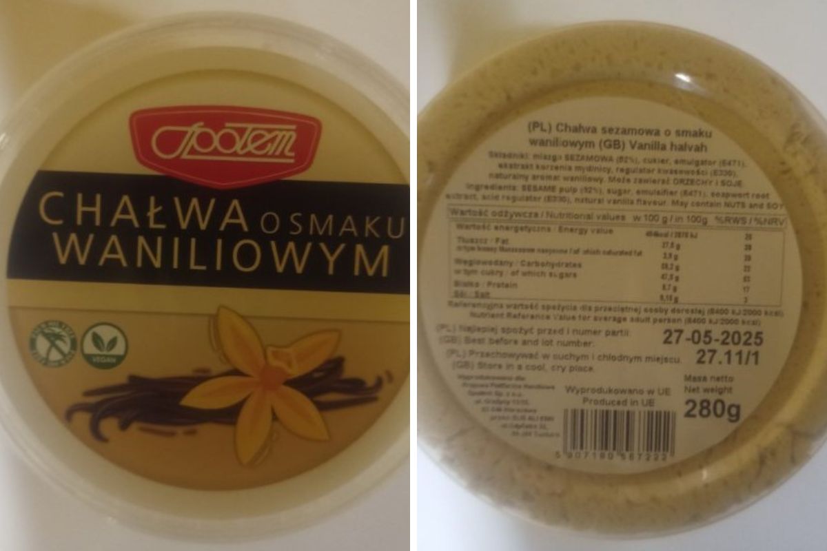 Kolejne partie chałwy od jednego producenta skażone bakterią