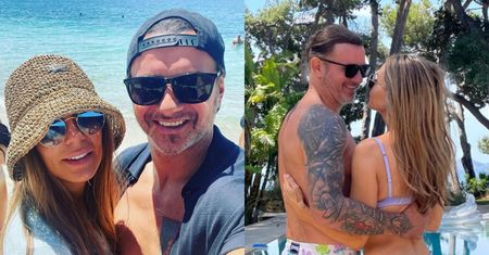 Radosław Majdan tuli wystrojoną w bikini Małgorzatę Rozenek. Fani: "ALE PUPA!"(ZDJĘCIA)