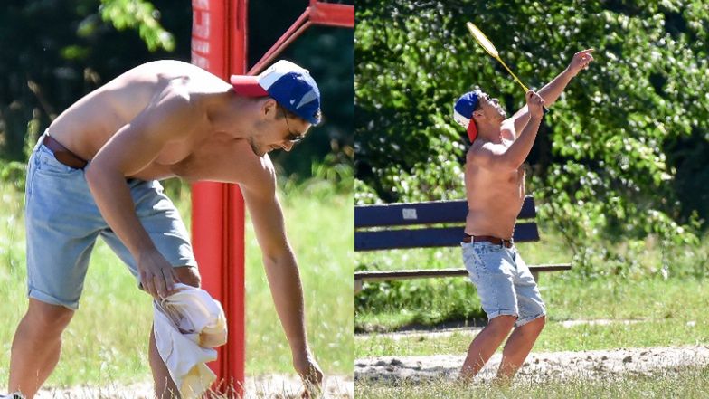 Mikołaj Roznerski z synem