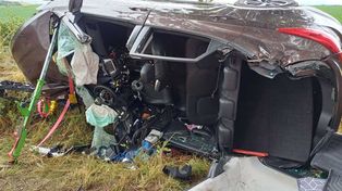 Gmina Giżycko: Hyundai wypadł z drogi. Kierująca zginęła na miejscu