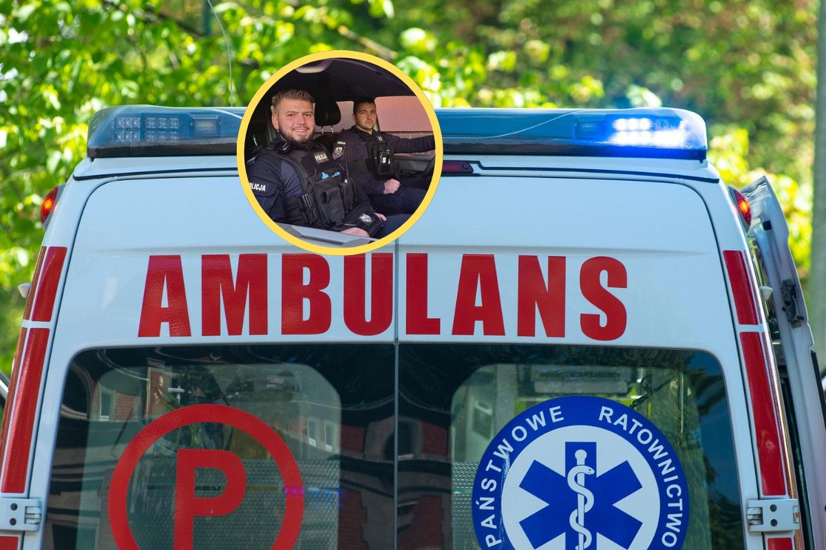 Nieprzytomna leżała na chodniku. Obok troje małych dzieci