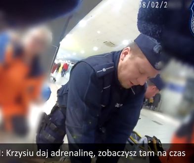 Zemdlał w sklepie. Jest nagranie z kamery policyjnej