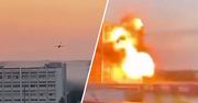 Ukraińcy uderzyli. Jest nagranie jak dron wbija się w rosyjską fabrykę