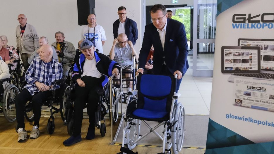 Przekazaliśmy wózki dla poznańskiego DPS-u.