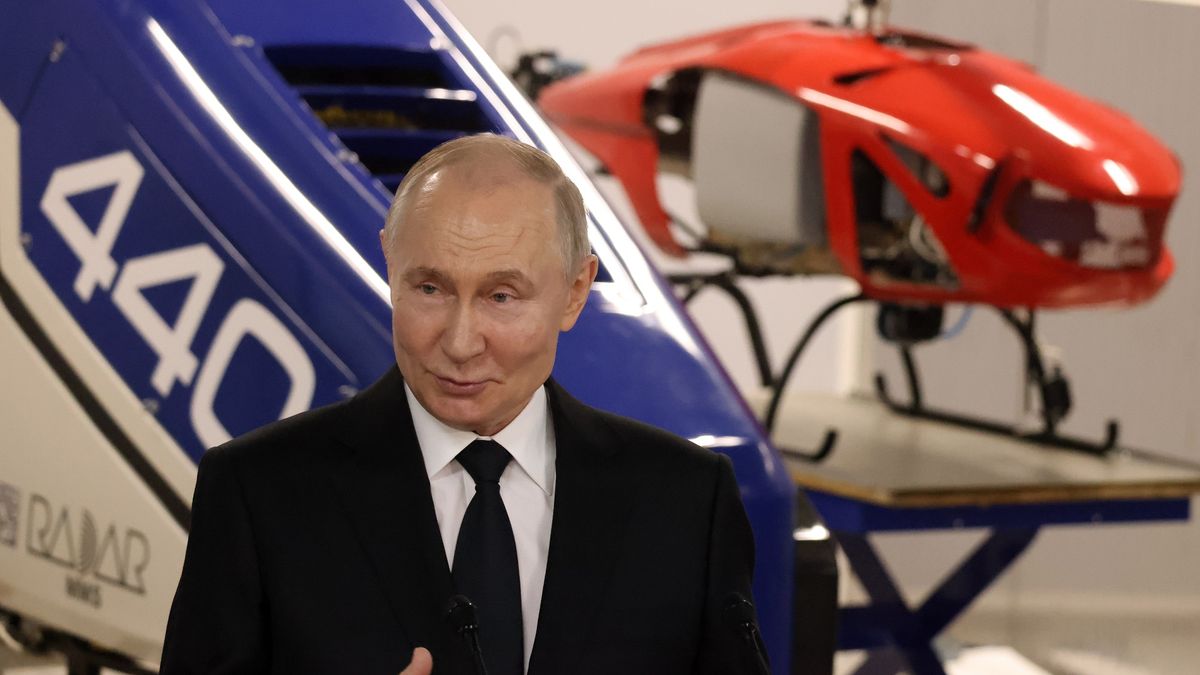 Russian President Vladimir Putin Visits Saint Petersburg
SAINT PETERSBURG, RUSSIA - FEBRUARY 19: (RUSSIA OUT) Russian President Vladimir Putin speaks while visiting the Radar MMC military plant, February 19, 2025, in Saint Petersburg, Russia. Putin is having a one-day trip to Saint Petersburg to visit a plant of drones and to attend the events, marking the anniversary of first Saint Petersburg's Mayor Anatoly Sobchak TR. (Photo by Contributor/Getty Images)
Contributor
