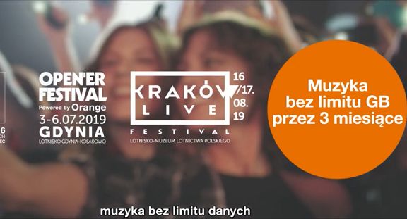 Letnie festiwale i muzyka bez limitu danych w spocie Orange (wideo)