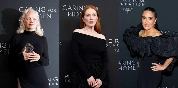 Śmietanka towarzyska bryluje na evencie charytatywnym w Nowym Jorku: Julianne Moore, Salma Hayek, Pamela Anderson i inni (ZDJĘCIA)