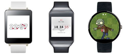 LG G Watch, Samsung Gear Live i Motorola Moto 360