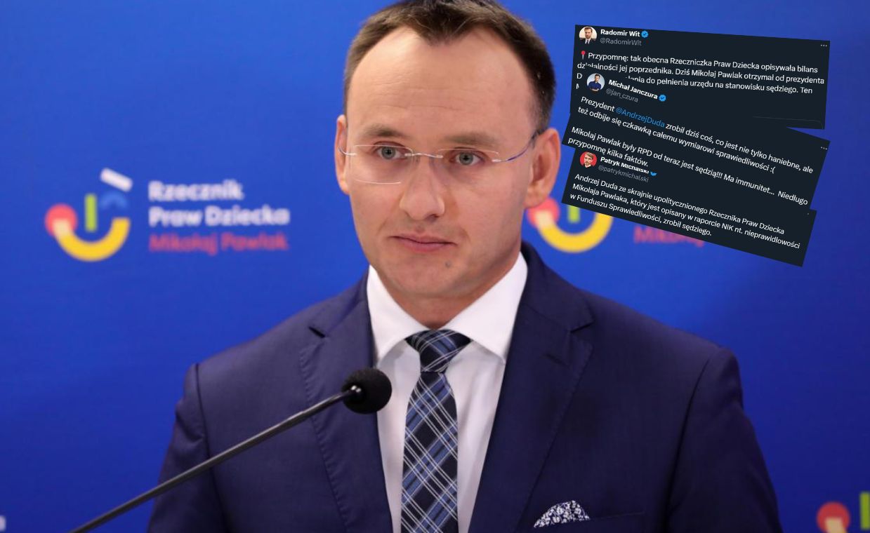 Mikołaj Pawlak został powołany na sędziego przez Andrzeja Dudę