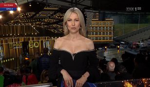 Magdalena Ogórek w "Wiadomościach". Powitała widzów prosto z Opola