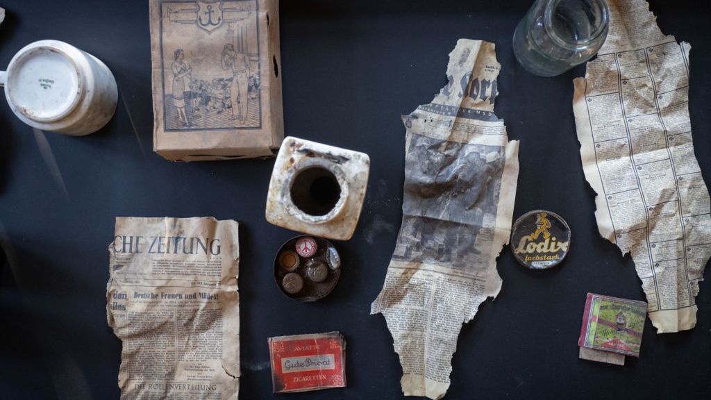 Pamiątki z obozu w Auschwitz 