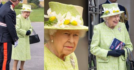 Królowa Elżbieta II w ukwieconym kapeluszu zwiastuje nadejście wiosny (ZDJĘCIA)