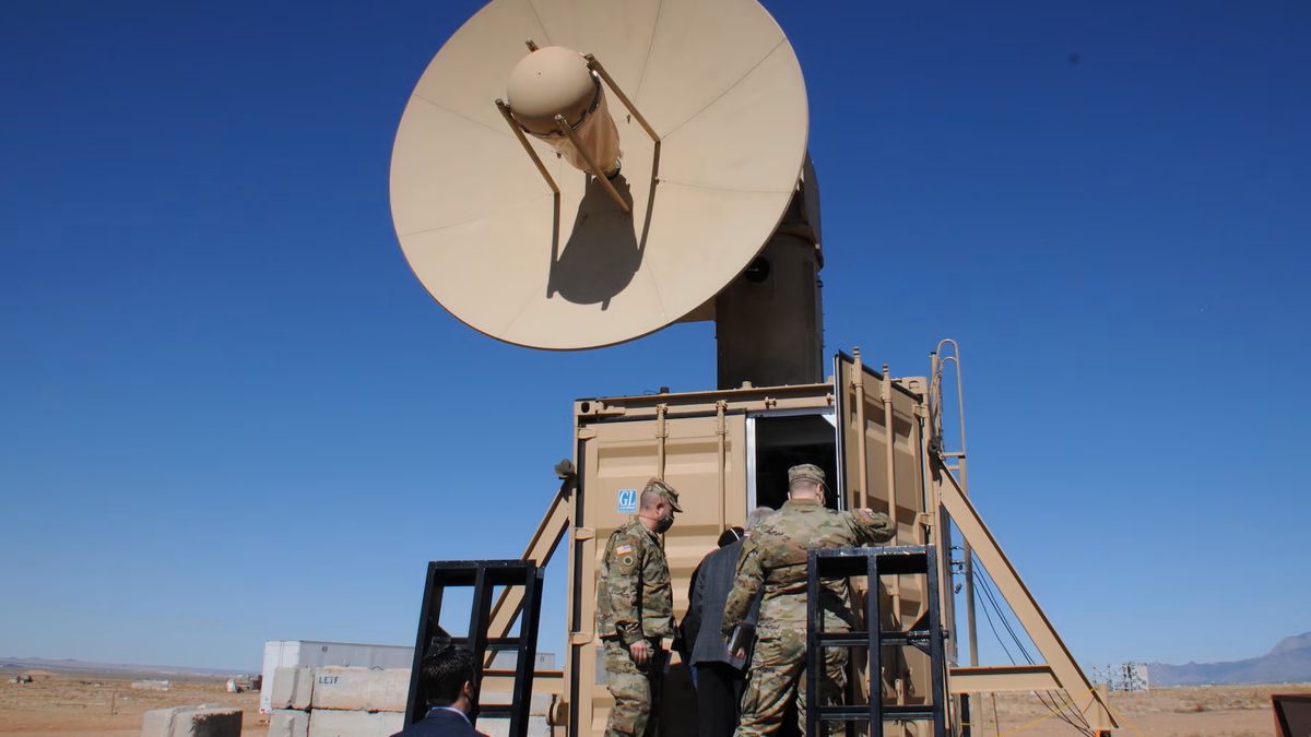 Jeden z amerykańskich systemów antydronowych