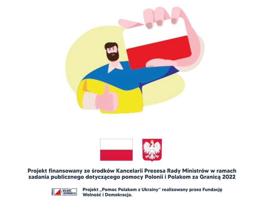 Проєкт «Допомога полякам з України» у 2022 році