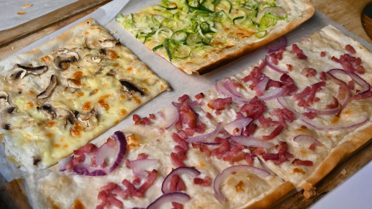 Podpłomyki można serwować z różnymi dodatkami