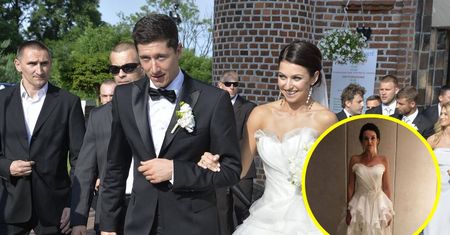 Maria Dębska miała suknię ślubną jak Anna Lewandowska