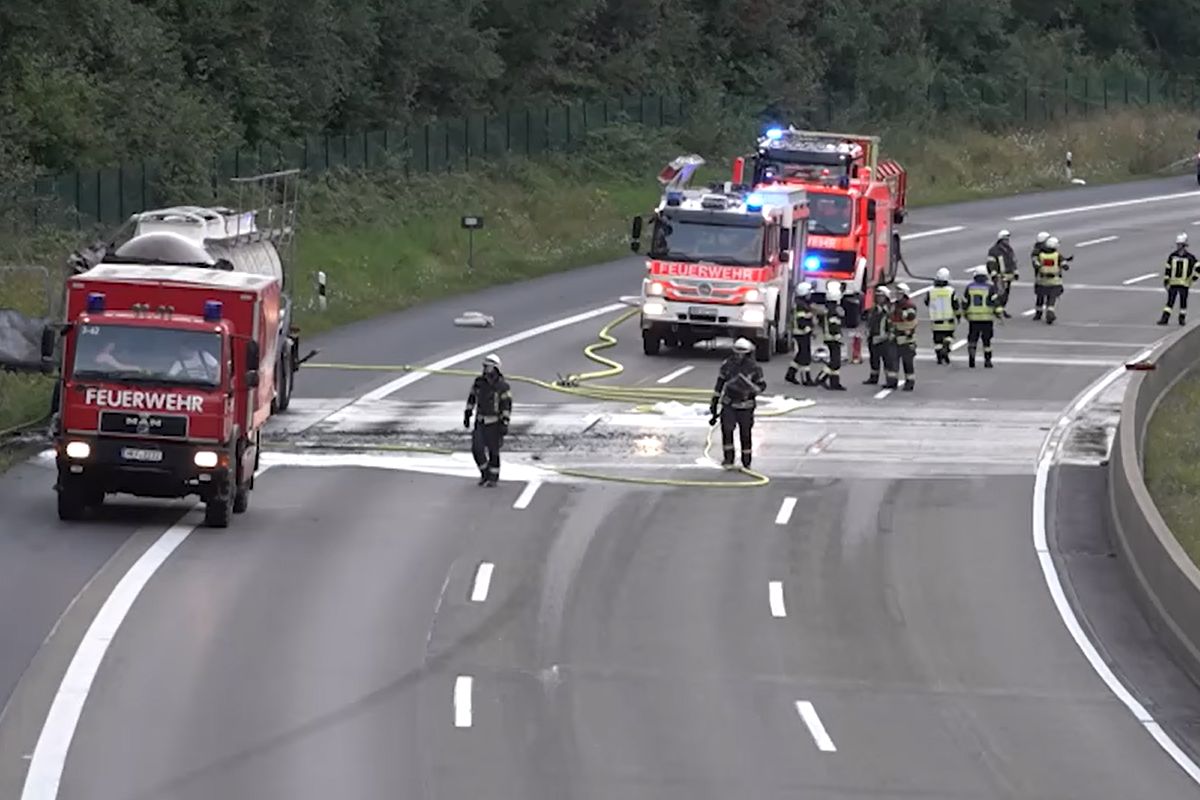 Dramat na A7 w Niemczech. Wypadek polskiej ciężarówki
