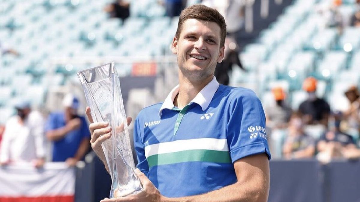 Hubert Hurkacz po zwycięstwie w Miami