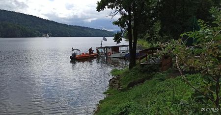 Śląskie. Tonął statek wycieczkowy na Jeziorze Żywieckim
