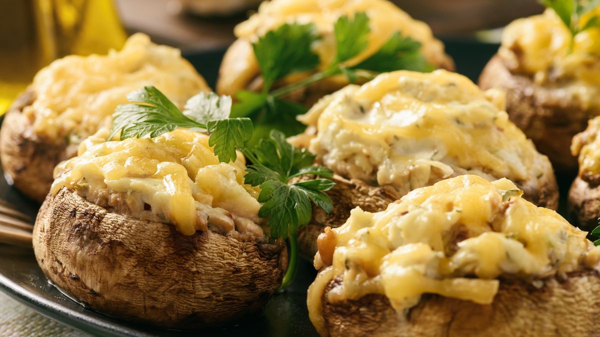 Faszerowane pieczarki