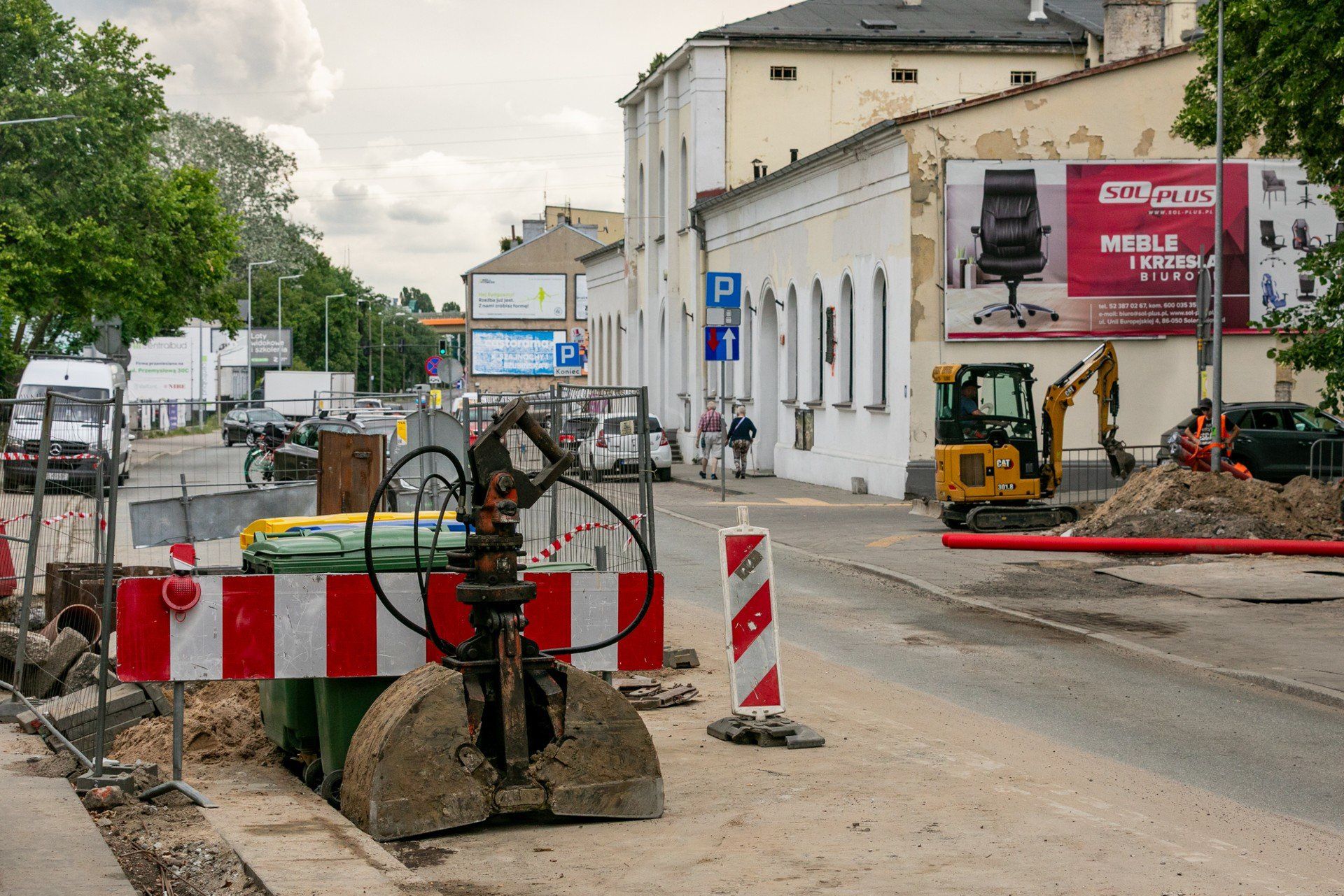 Sprawdziliśmy postęp prac na ul. Toruńskiej, w pobliżu ronda Kujawskiego.