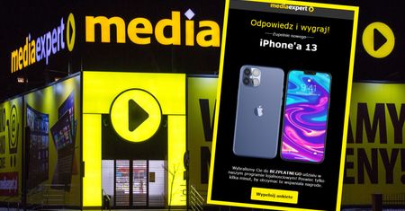 Oszustwo "na Media Expert". Kuszą możliwością wygrania nowego iPhone'a